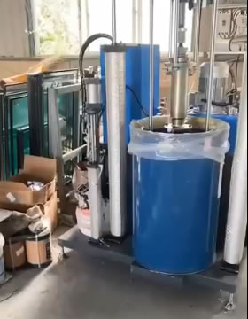 中空玻璃打膠機客(kè)戶安裝調試中